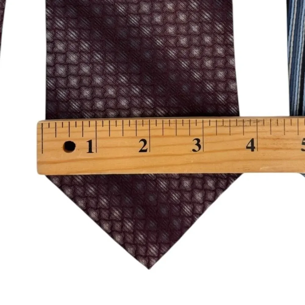 CALVIN KLEIN & GINO POMPELI Set of 2 Men's Work Attire Ties